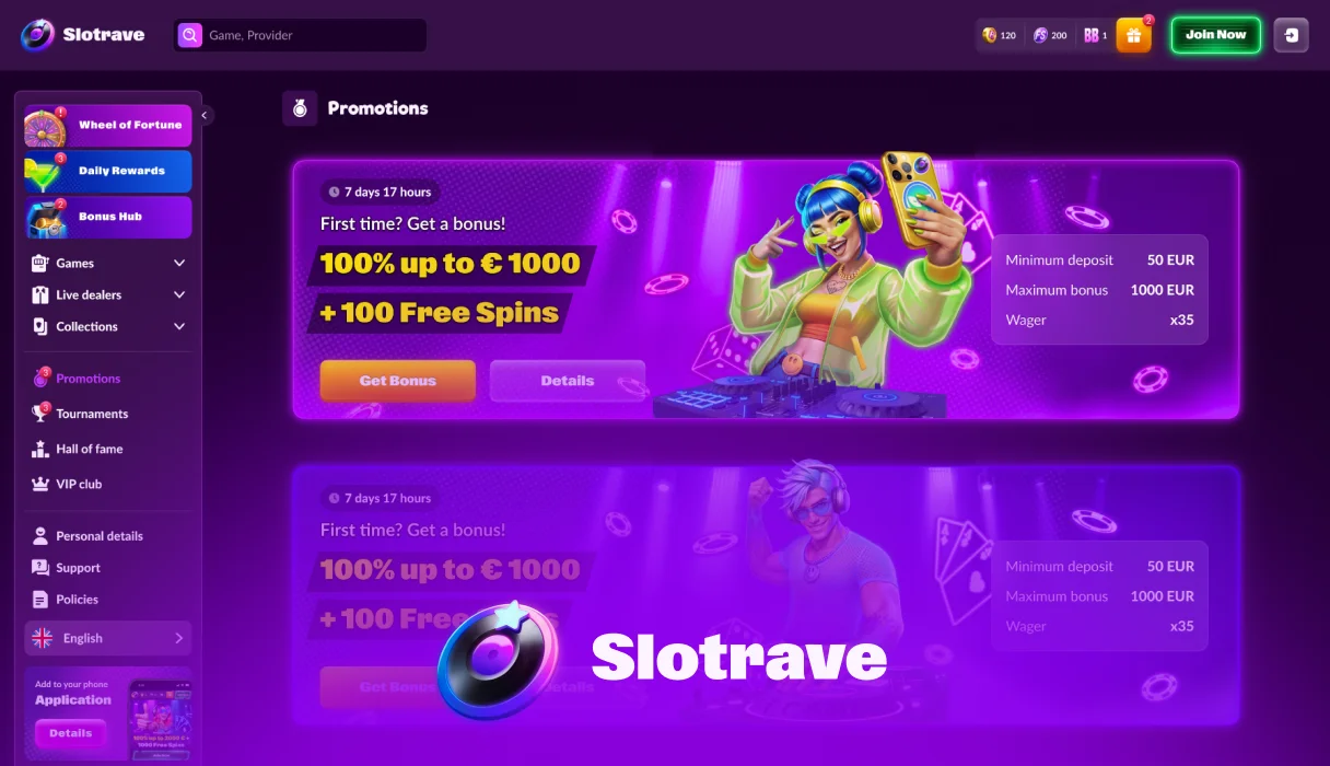 Slotrave casino