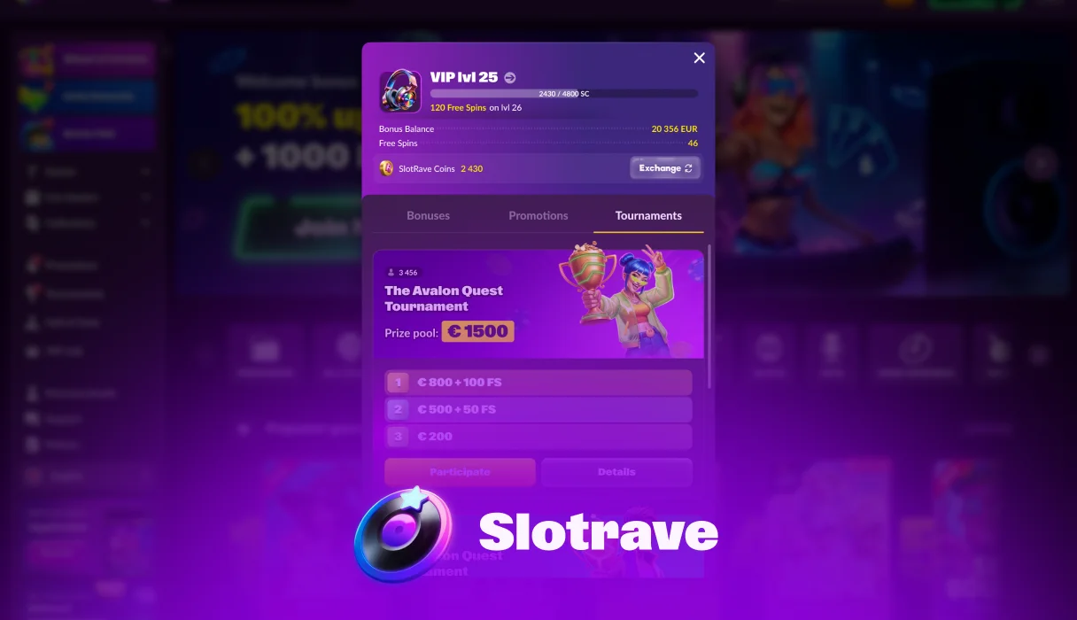 Slotrave website
